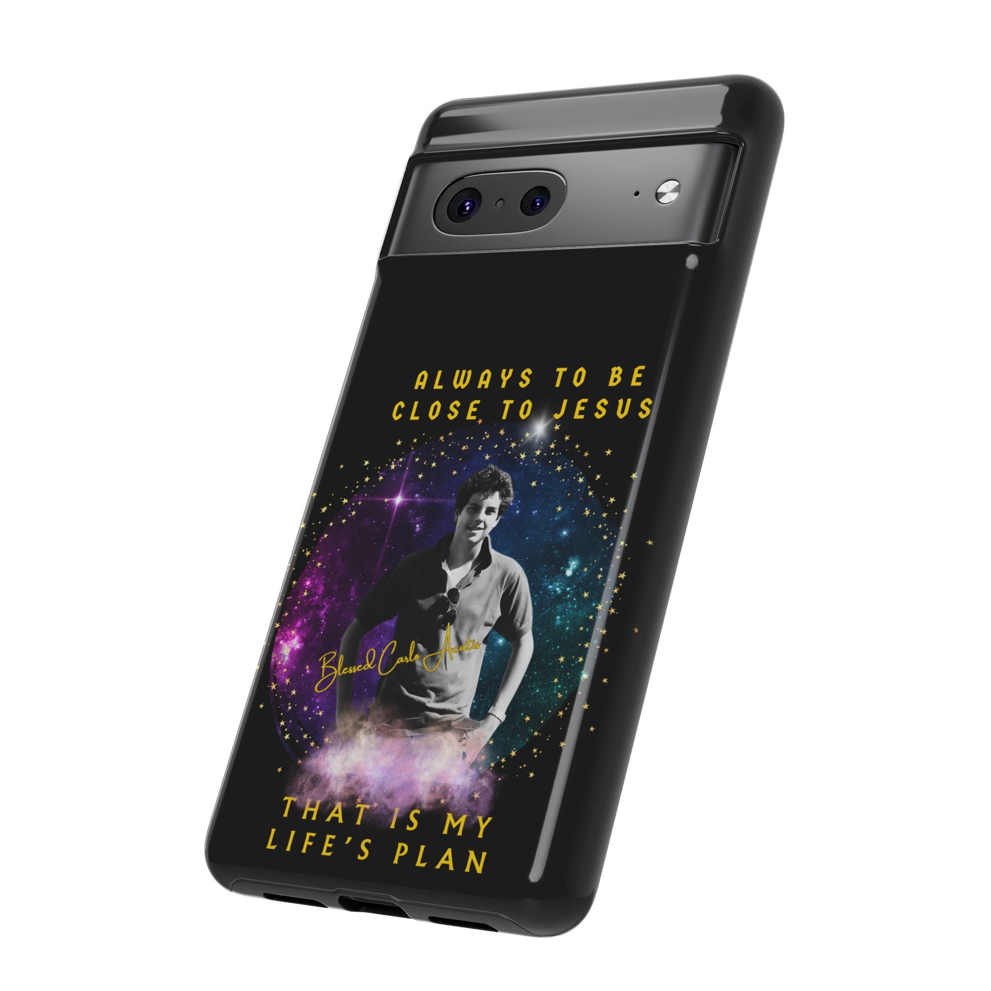 Blessed Carlo Acutis Tough Phone Cases Black