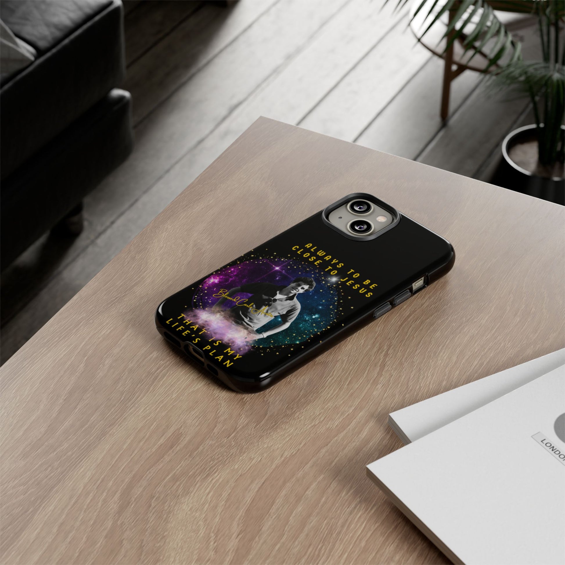 Blessed Carlo Acutis Tough Phone Cases Black