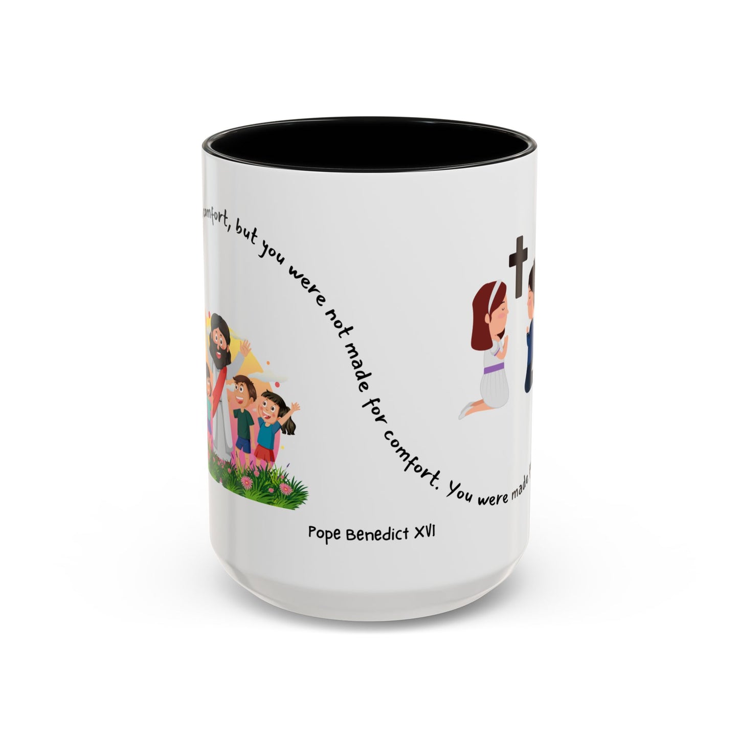 Pope Benedict XVI Made For Greatness Kids Catholic Mug (11oz, 15oz)