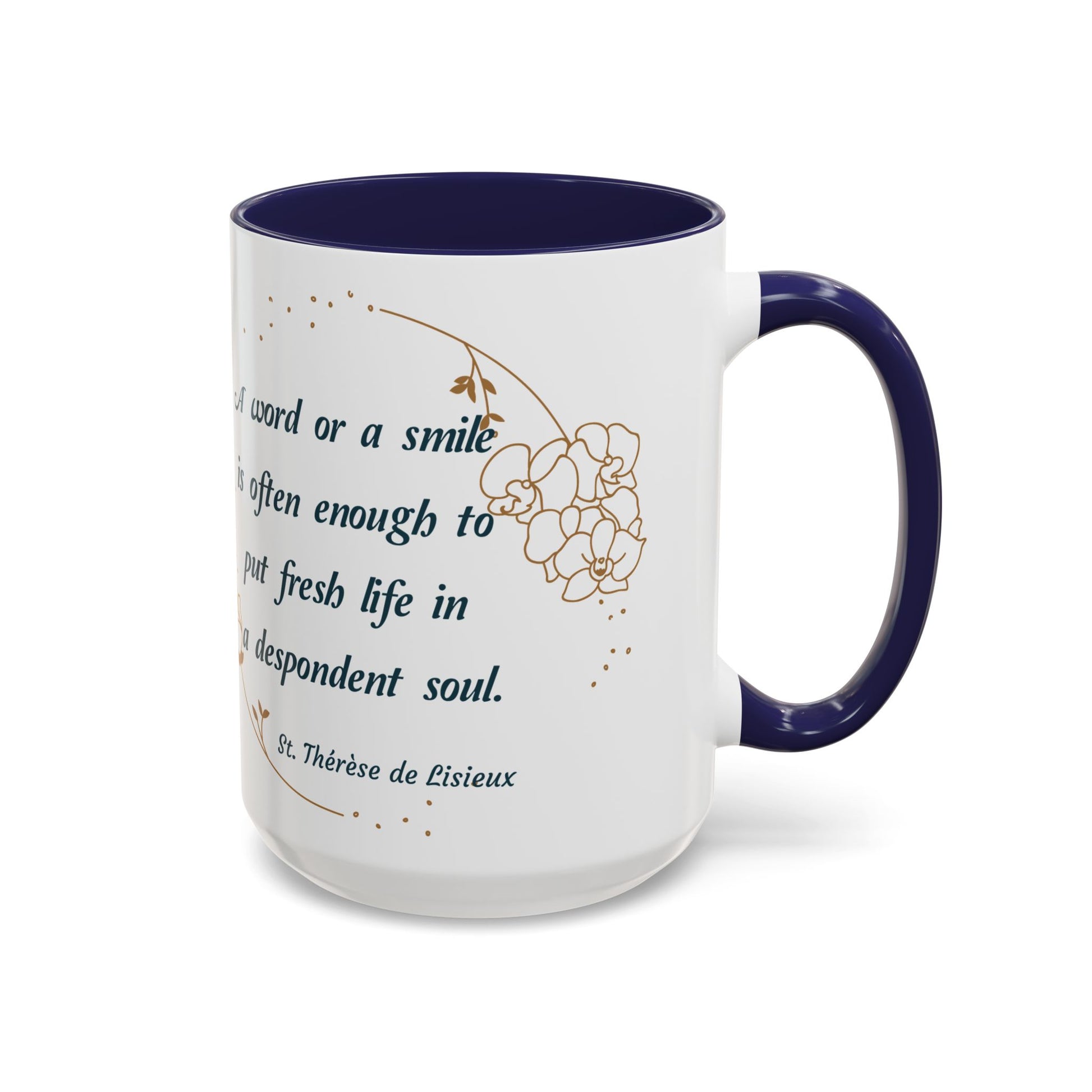 St. Thérèse de Lisieux A Word or A Smile (11oz, 15oz)