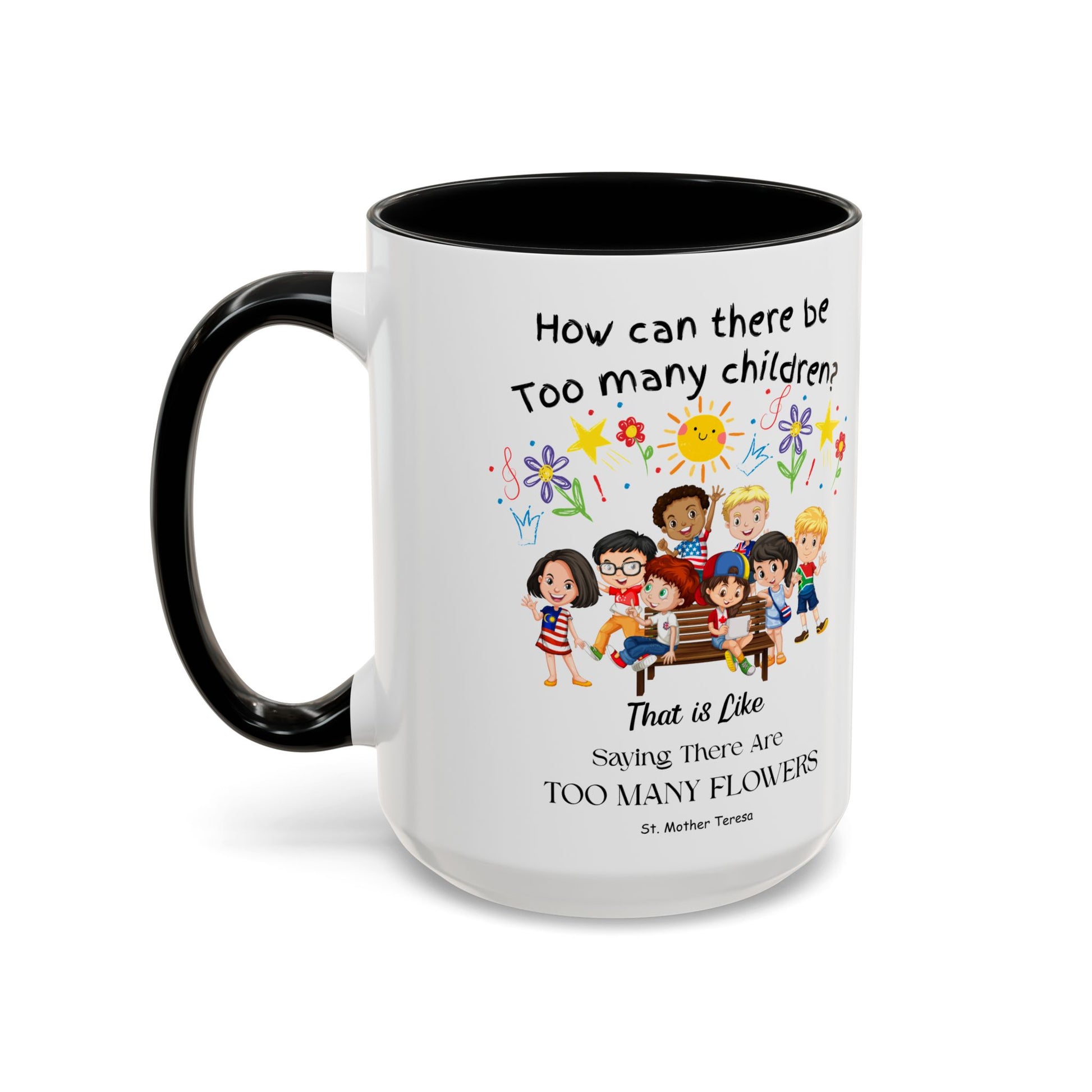 St. Mother Teresa  Flowers Kids Mug