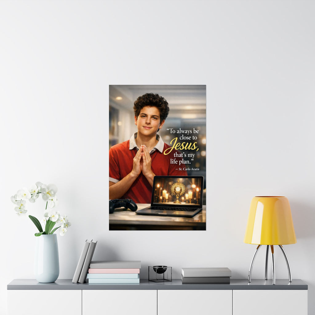 St. Carlo Acutis Inspirational Youth Poster