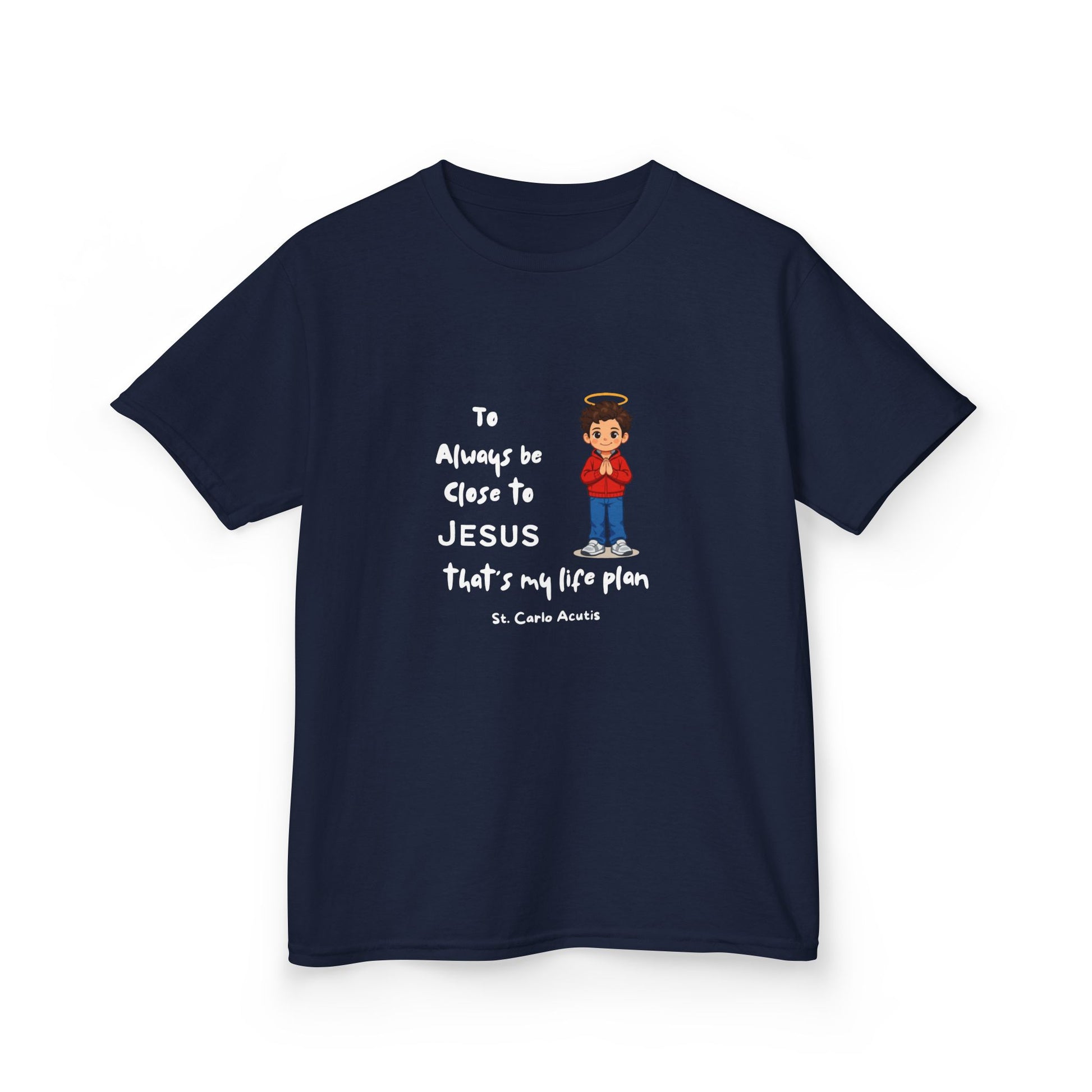 St. Carlo Acutis Kids 'Close to Jesus' Tee