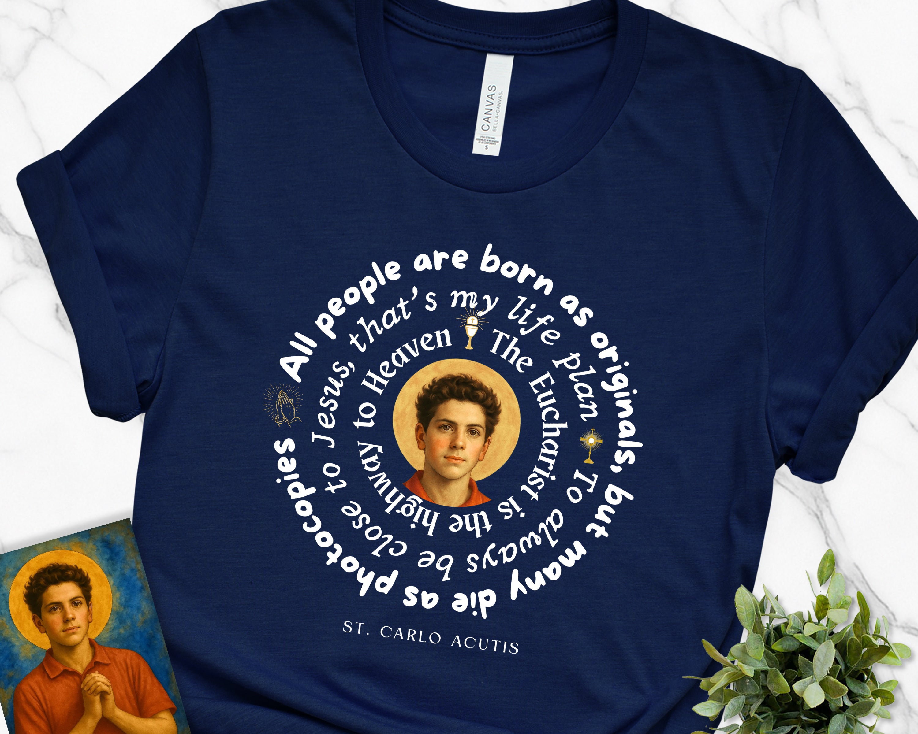 St. Carlo Acutis Canonisation Commemorative Tribute Unisex T-Shirt
