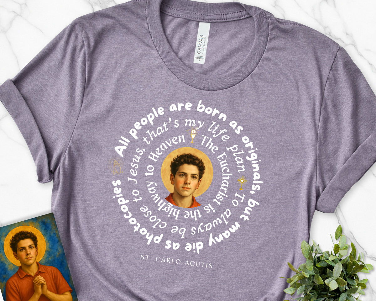 St. Carlo Acutis Canonisation Commemorative Tribute Unisex T-Shirt
