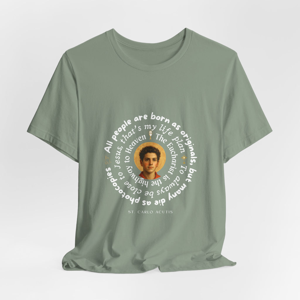 St. Carlo Acutis Canonisation Commemorative Tribute Unisex T-Shirt