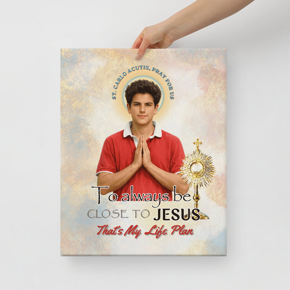 St. Carlo Acutis Wall Canvas