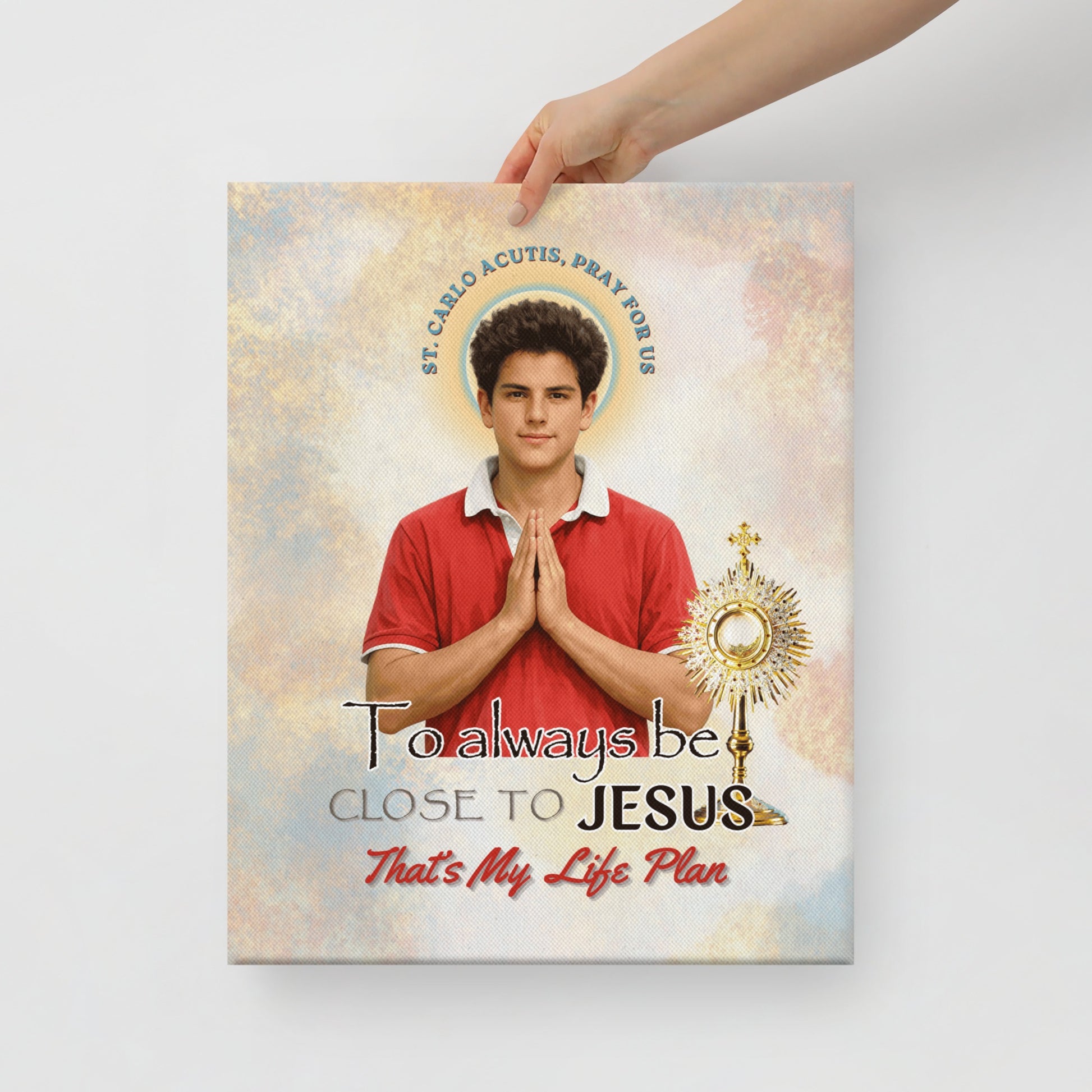 St. Carlo Acutis Wall Canvas