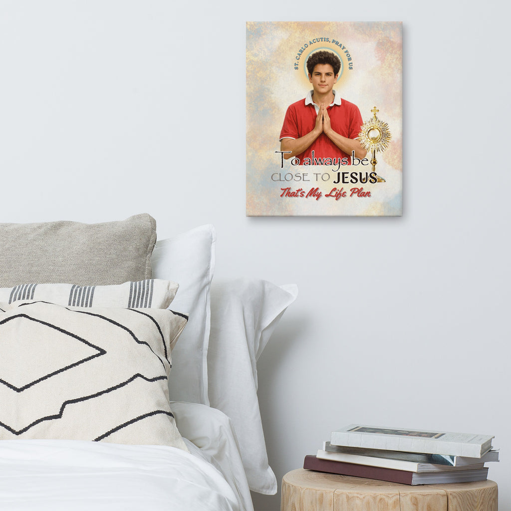 St. Carlo Acutis Wall Canvas