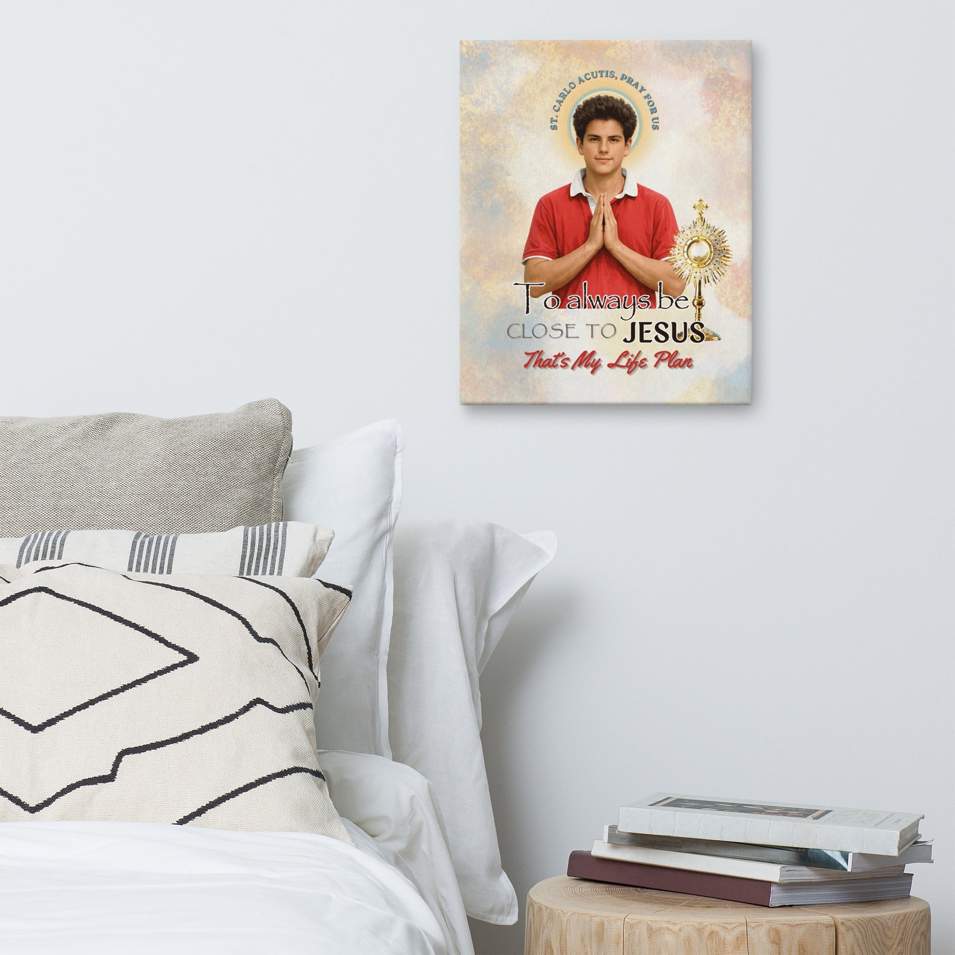 St. Carlo Acutis Wall Canvas