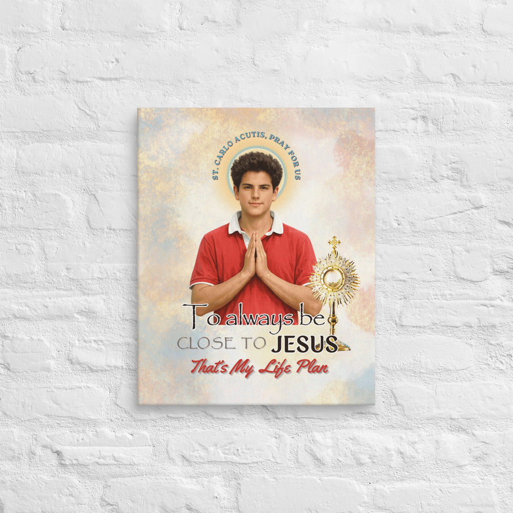 St. Carlo Acutis Wall Canvas