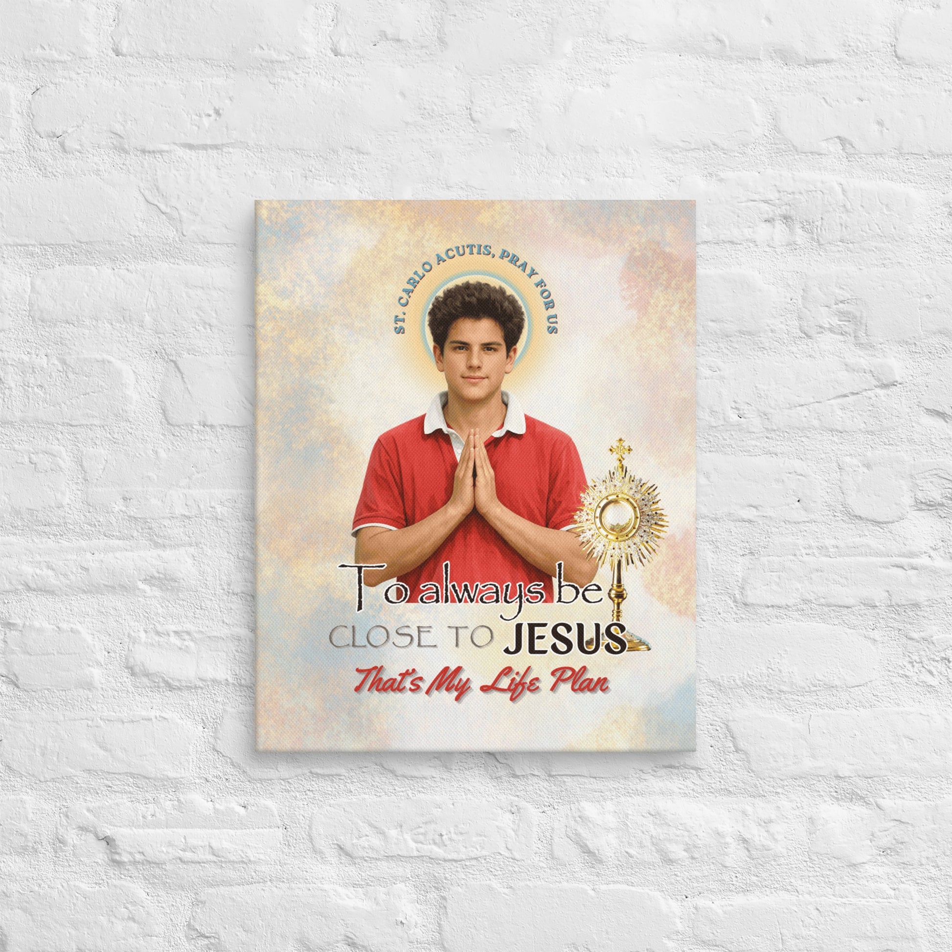 St. Carlo Acutis Wall Canvas