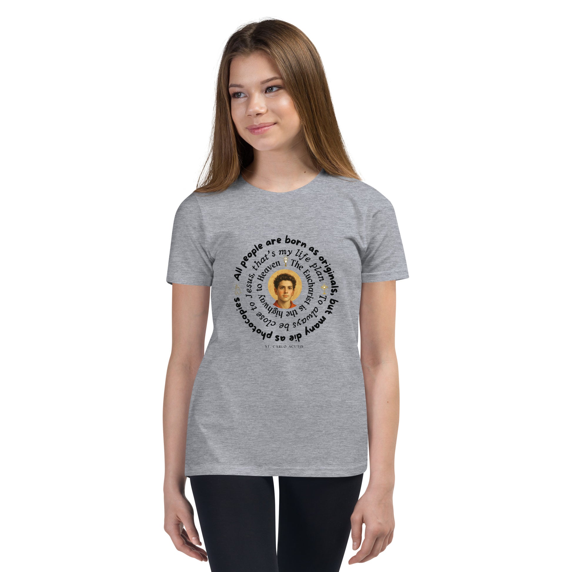 St Carlo Acutis Catholic Youth Shirt