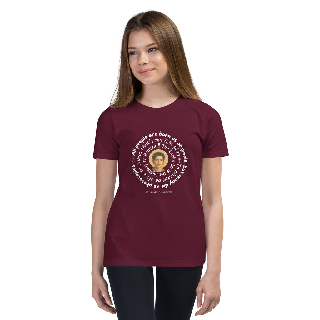 St Carlo Acutis Catholic Youth Shirt