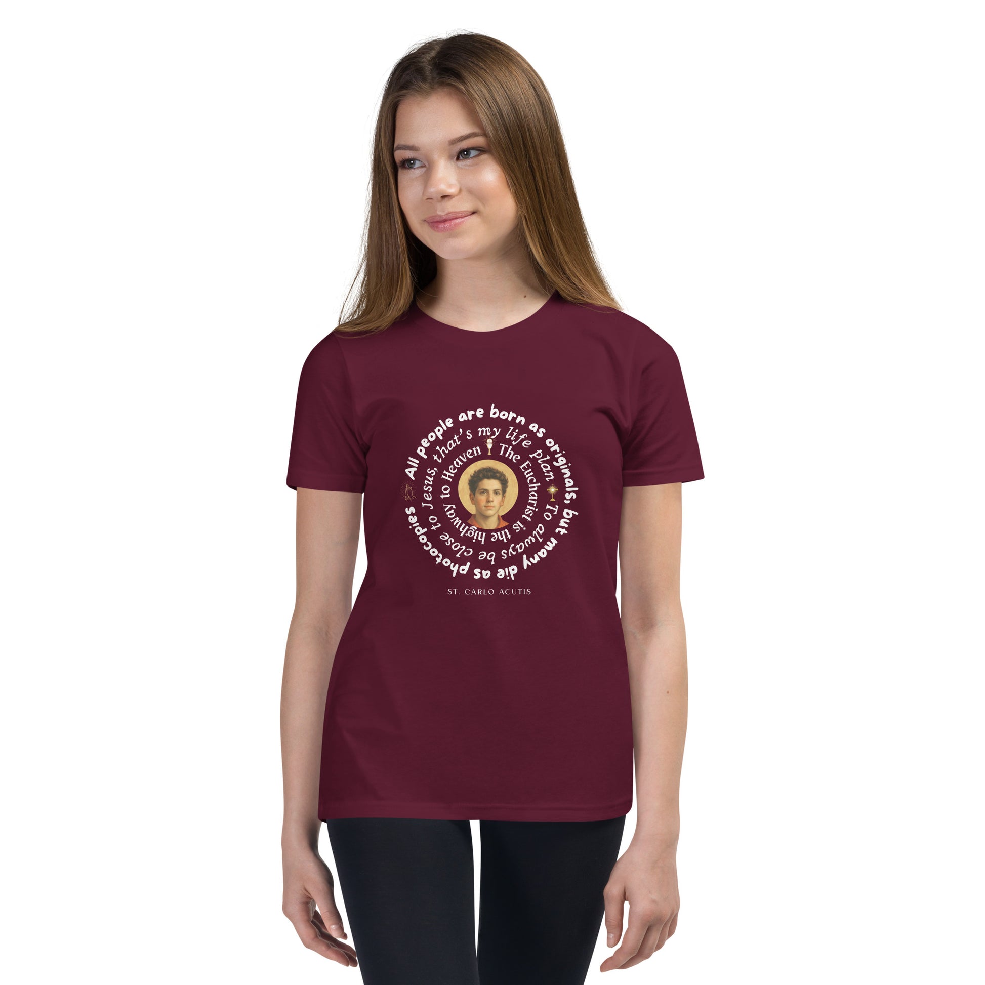 St Carlo Acutis Catholic Youth Shirt