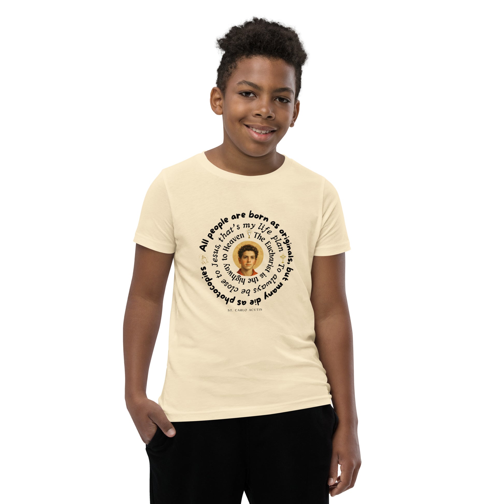 St Carlo Acutis Catholic Youth Shirt