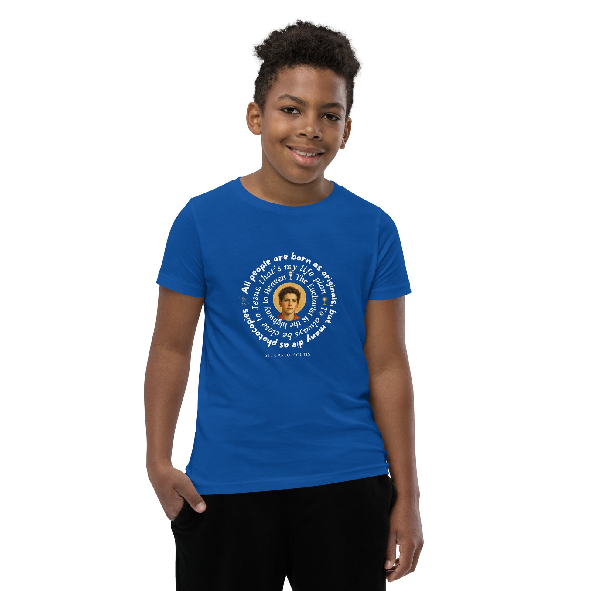 St Carlo Acutis Catholic Youth Shirt