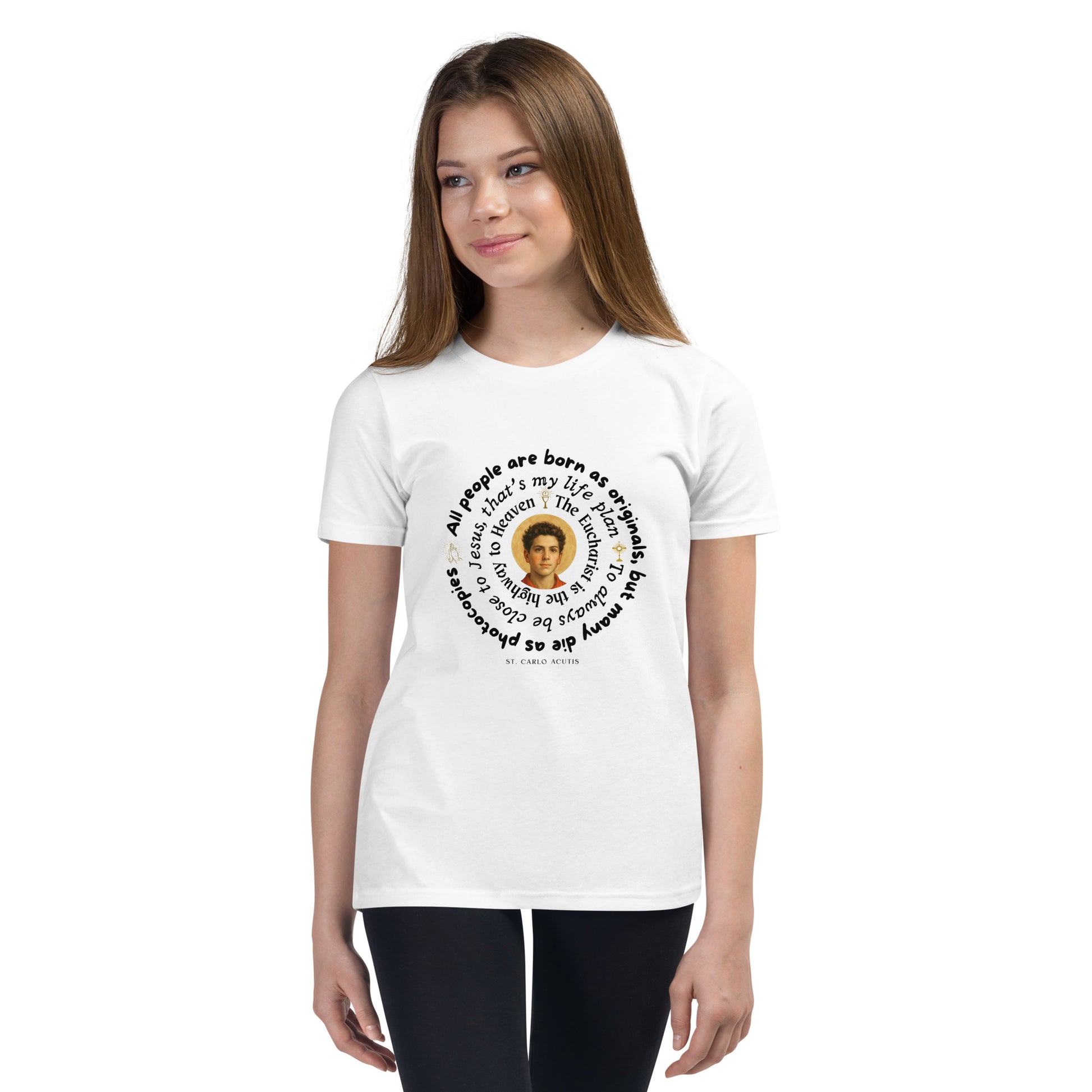 St Carlo Acutis Catholic Youth Shirt